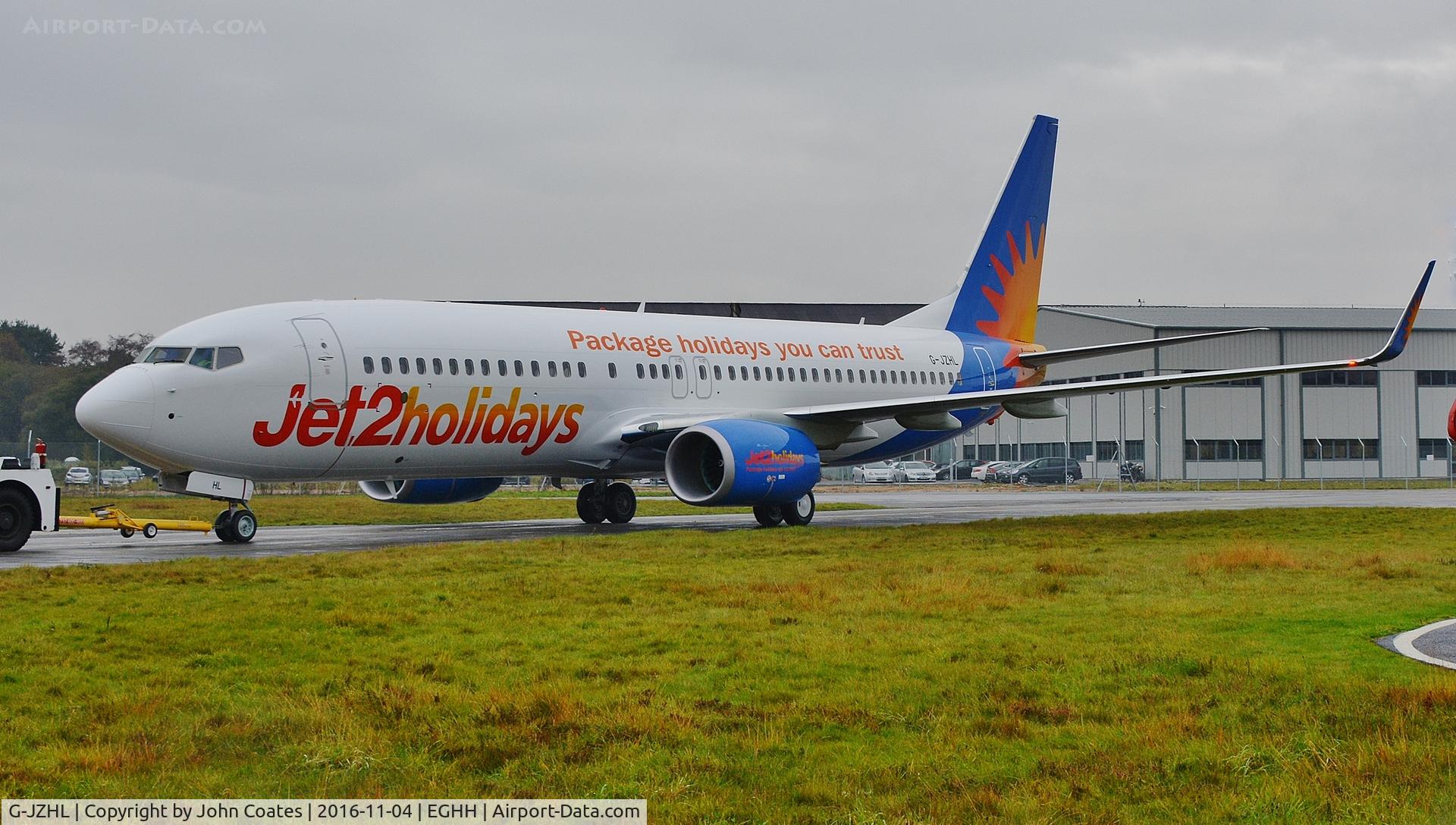 G-JZHL, 2016 Boeing 737-8MG C/N 63568, Exiting the paintshop in its new livery