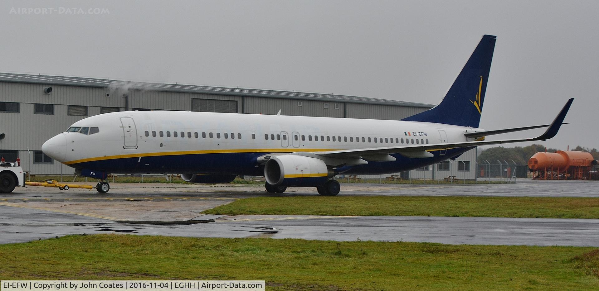 EI-EFW, 2009 Boeing 737-8AS C/N 35018, ex Ryanair off for repaint
