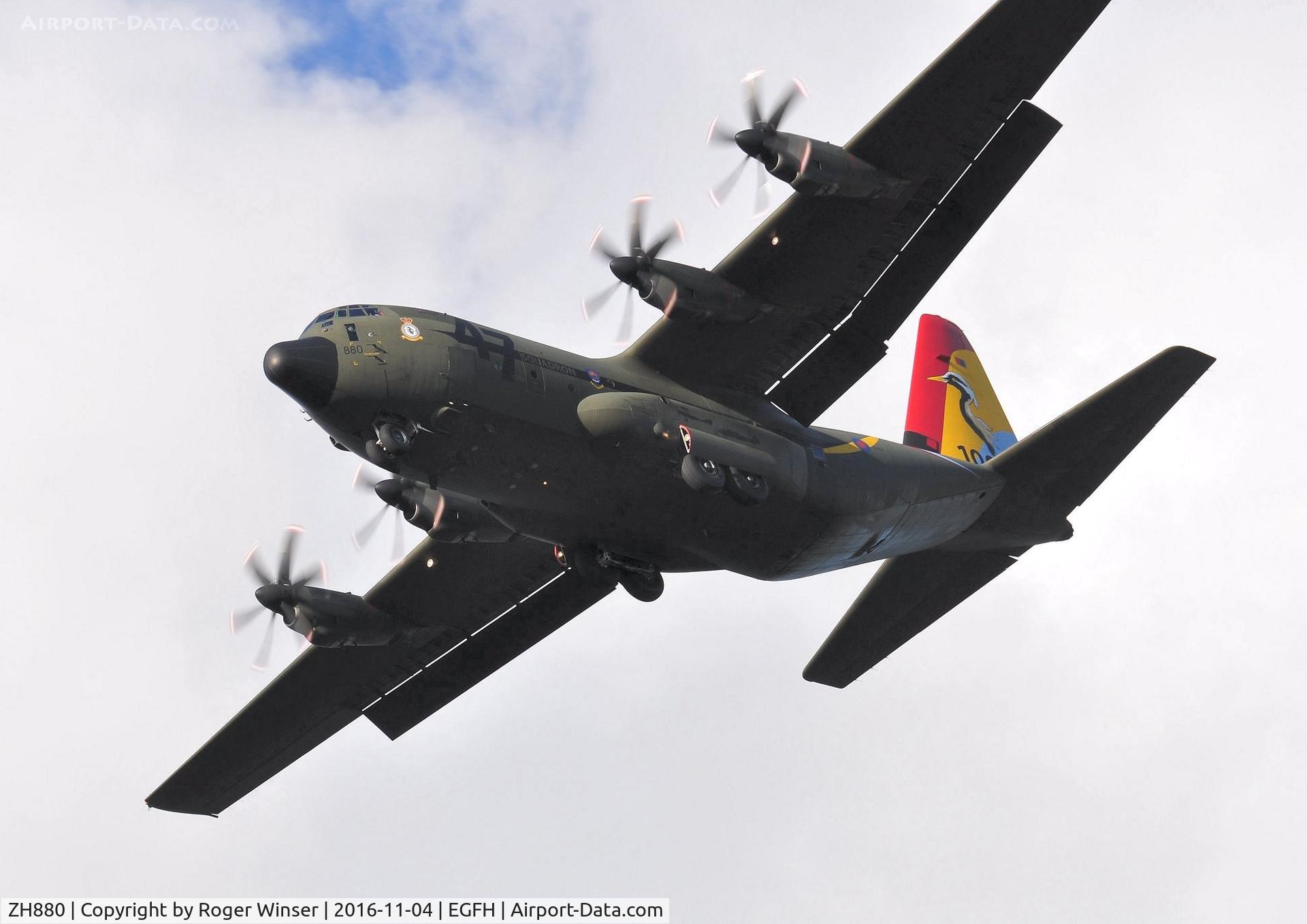 ZH880, 1999 Lockheed Martin C-130J Hercules C.5 C/N 382-5478, RAF Hercules C.5 aircraft coded 880 of the Brize Norton Transport Wing in 47 Squadron 100th anniversay markings.