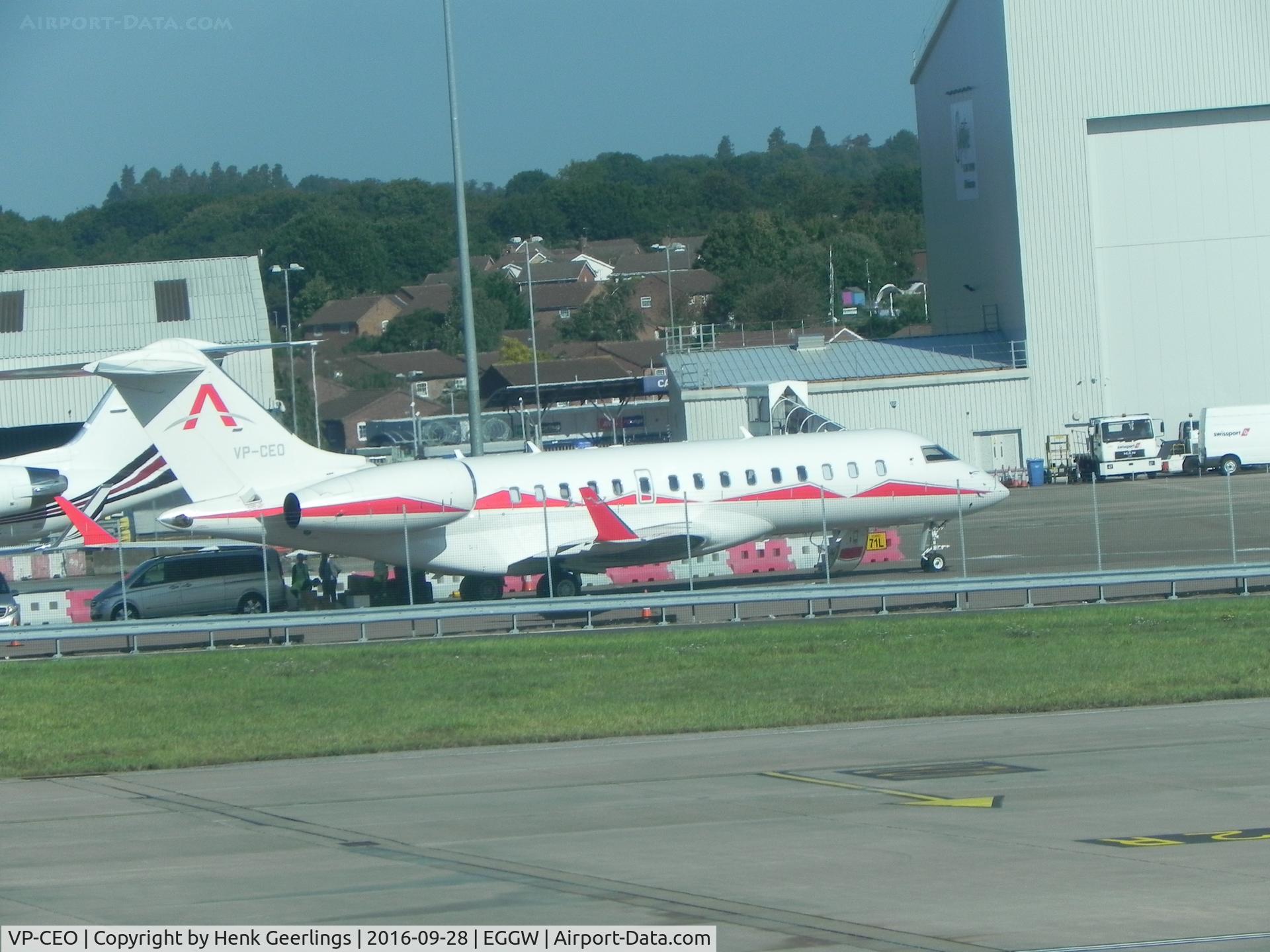 VP-CEO, 2011 Bombardier BD-700-1A10 Global Express XRS C/N 9416, Luton Airport