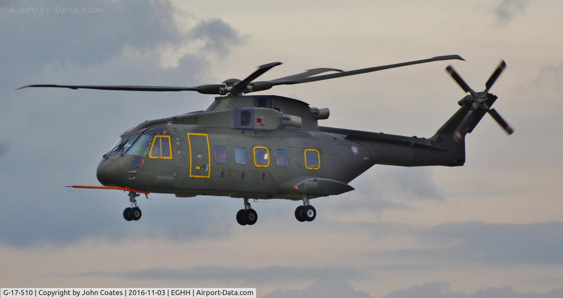 G-17-510, 2004 AgustaWestland EH-101 Mk.510 C/N 50012/510001/CIV01, Low approach to 26