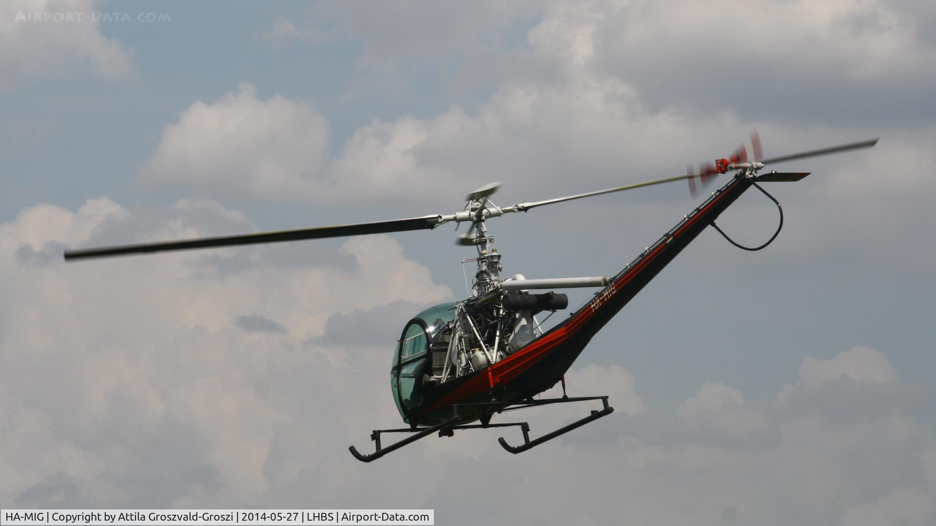 HA-MIG, 1959 Hiller UH-12D C/N 1145, Budaörs Airport, Hungary