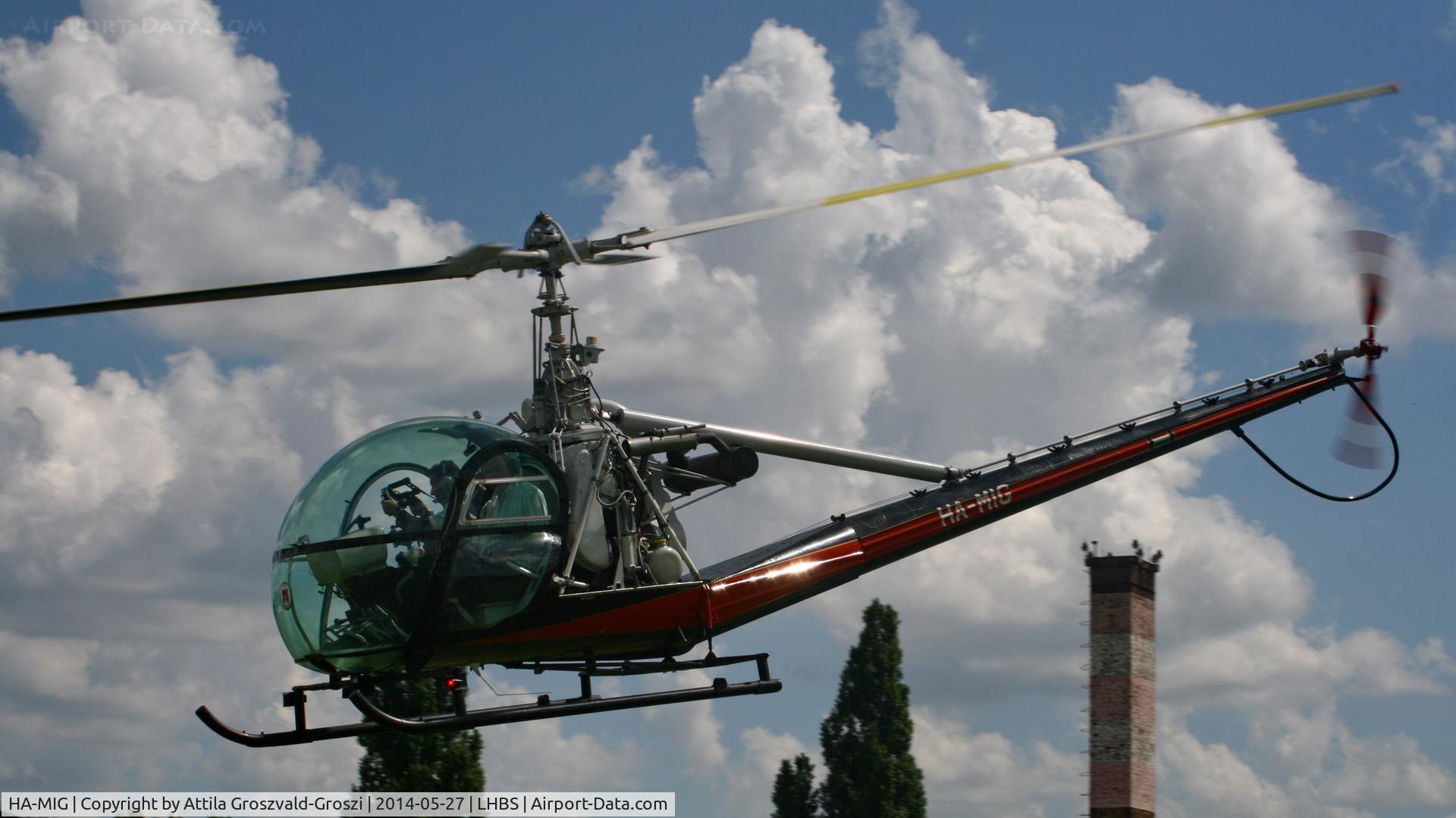 HA-MIG, 1959 Hiller UH-12D C/N 1145, Budaörs Airport, Hungary