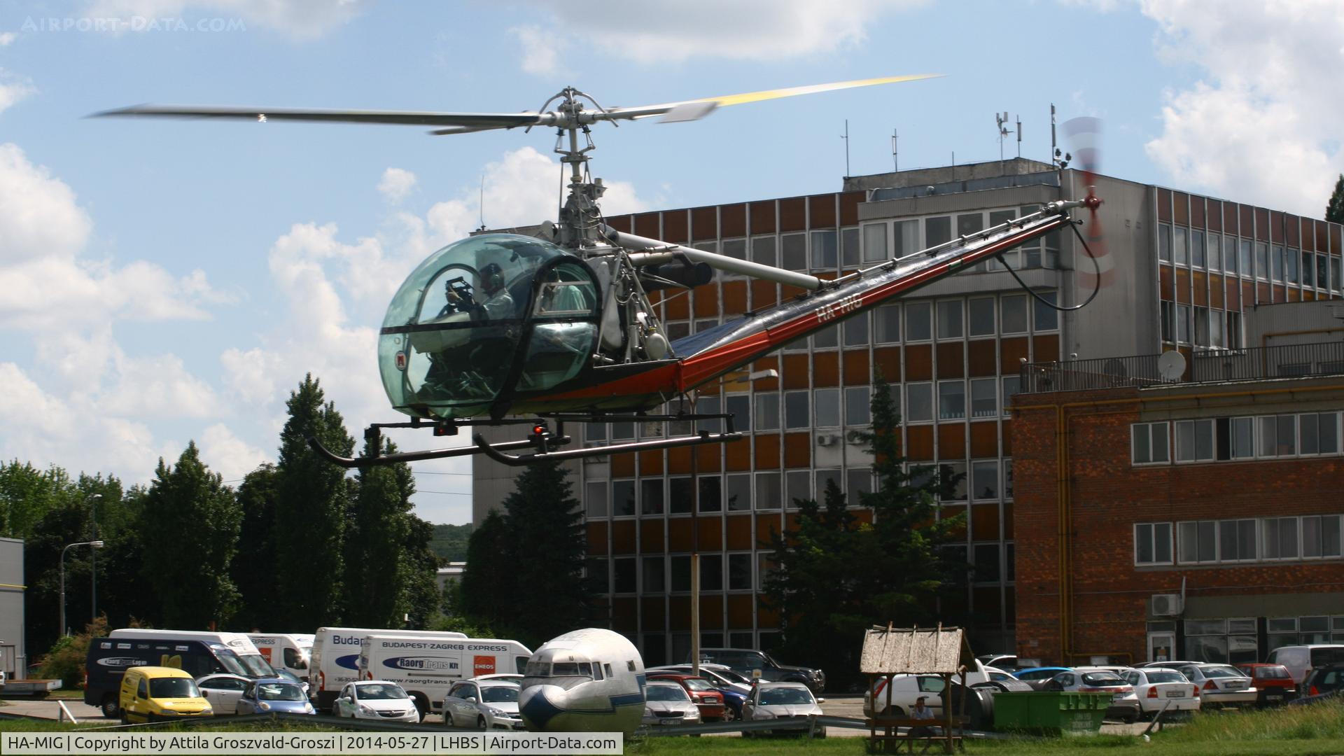 HA-MIG, 1959 Hiller UH-12D C/N 1145, Budaörs Airport, Hungary
