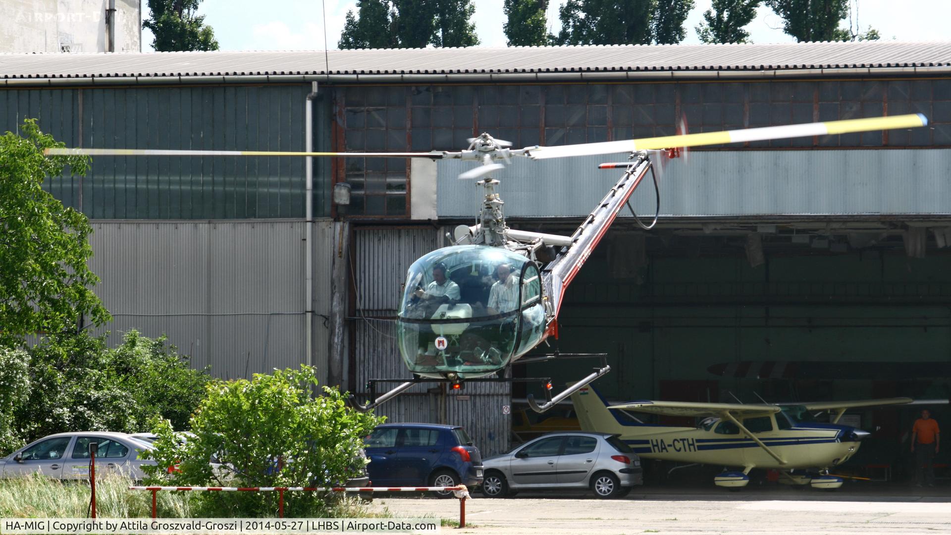 HA-MIG, 1959 Hiller UH-12D C/N 1145, Budaörs Airport, Hungary