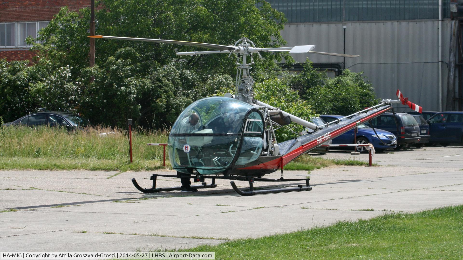 HA-MIG, 1959 Hiller UH-12D C/N 1145, Budaörs Airport, Hungary