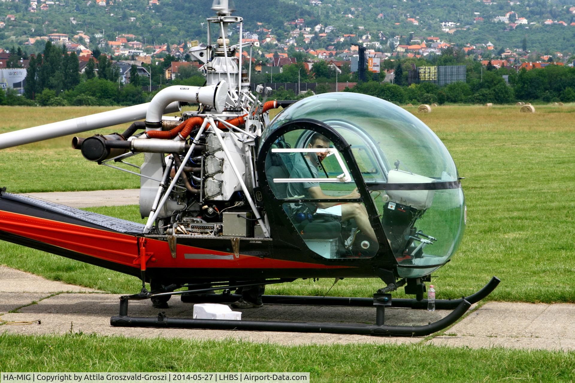 HA-MIG, 1959 Hiller UH-12D C/N 1145, Budaörs Airport, Hungary