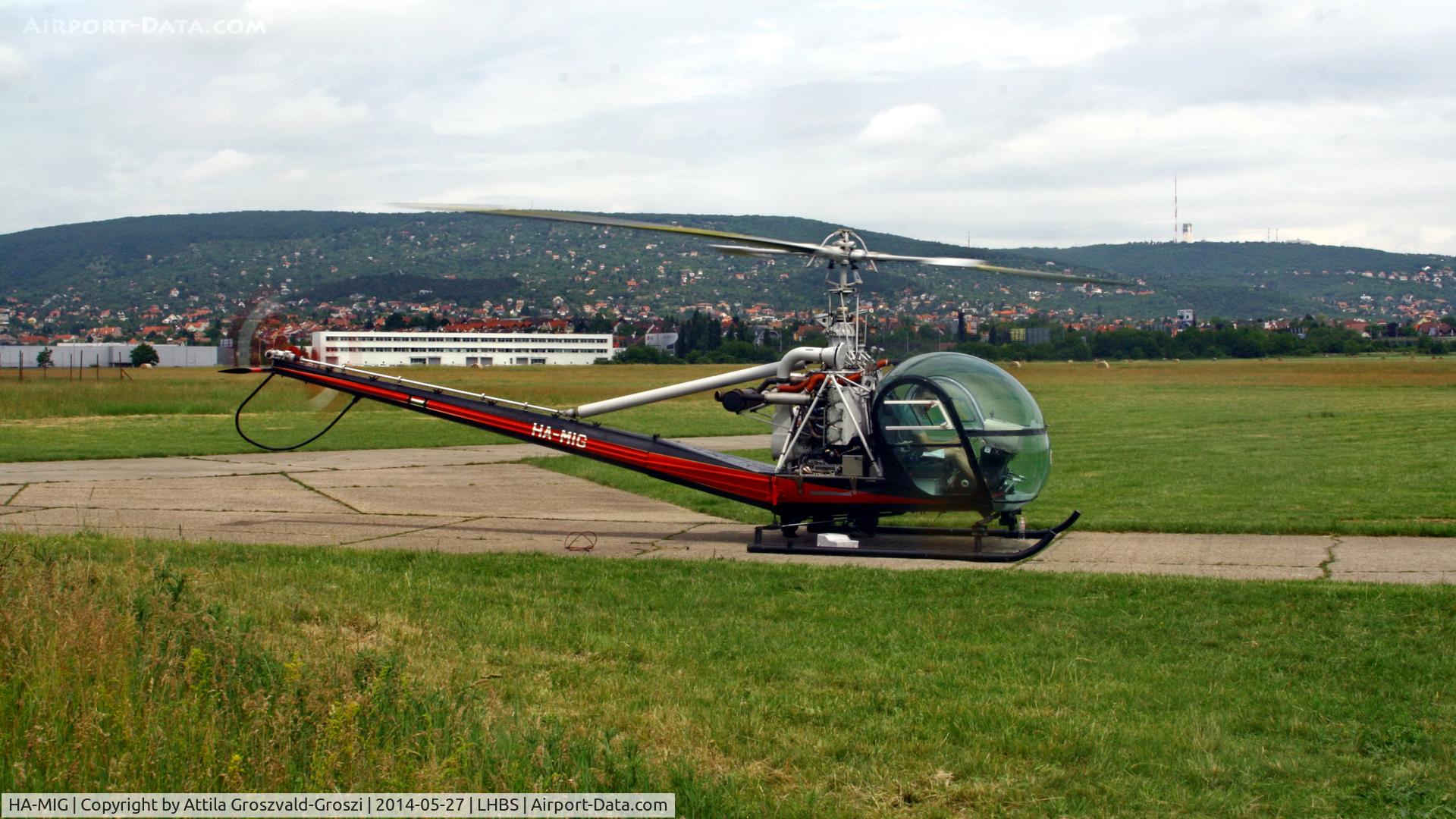 HA-MIG, 1959 Hiller UH-12D C/N 1145, Budaörs Airport, Hungary