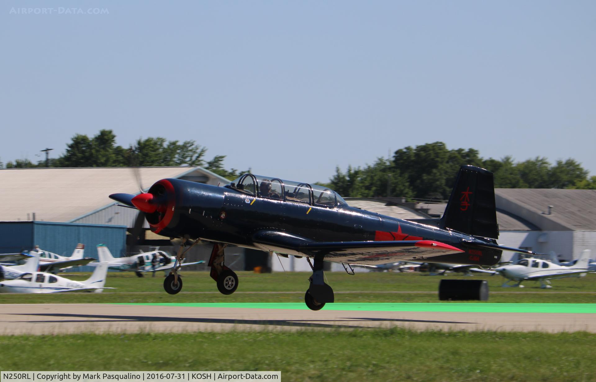 N250RL, 1968 Nanchang CJ-6A C/N 2432066, Nanchang CJ-6A