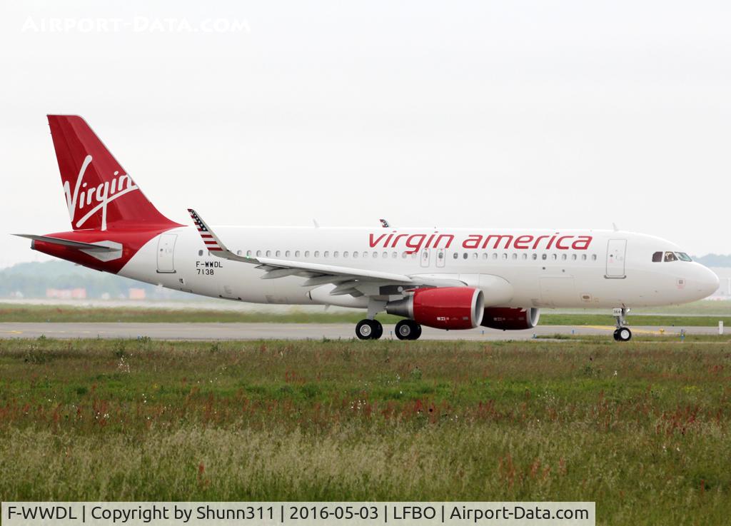 F-WWDL, 2016 Airbus A320-214 C/N 7138, C/n 7138 - To be N364VA