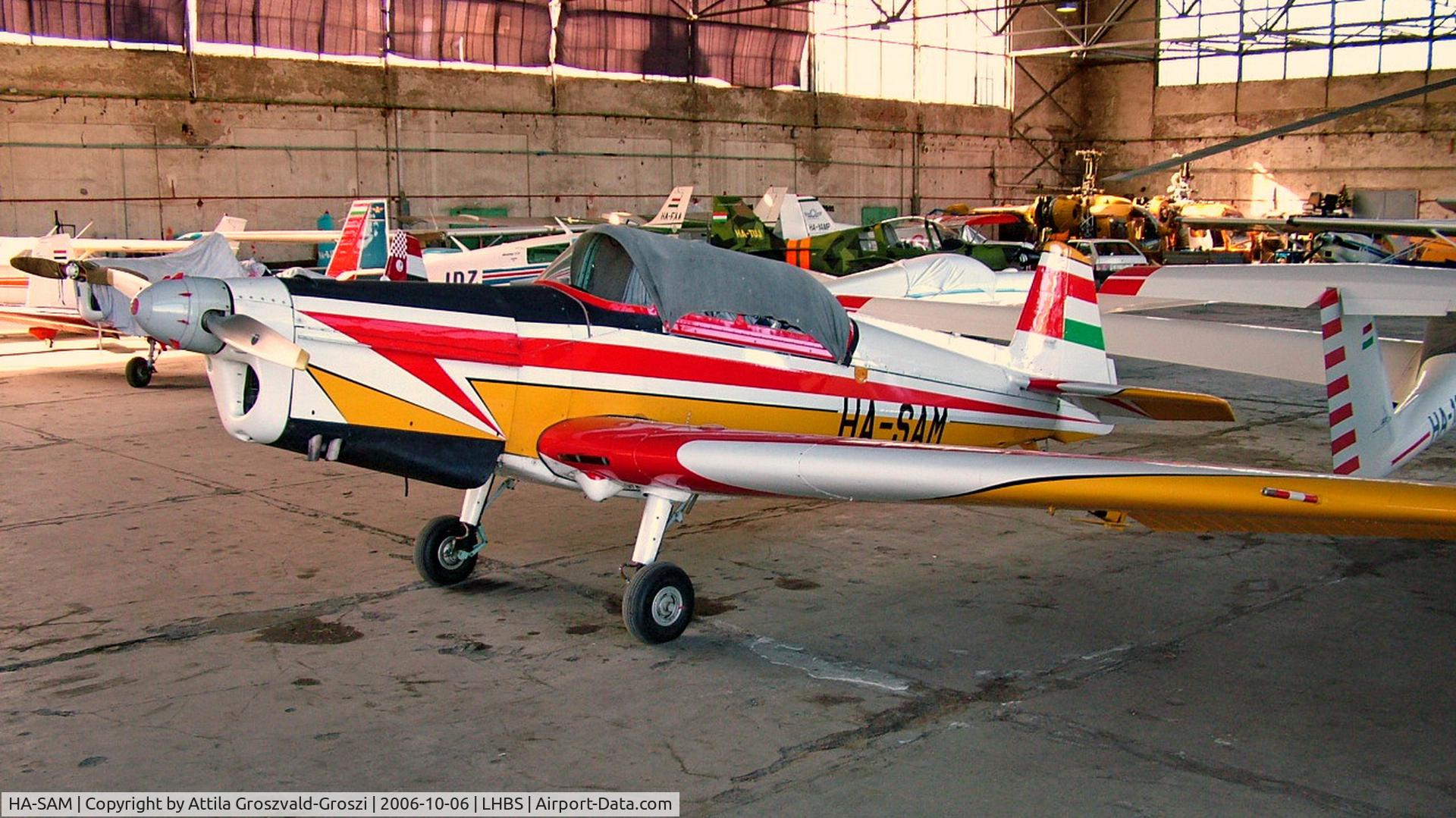 HA-SAM, 1970 Zlin Z-526F Trener C/N 1099, Budaörs Airport, Hungary