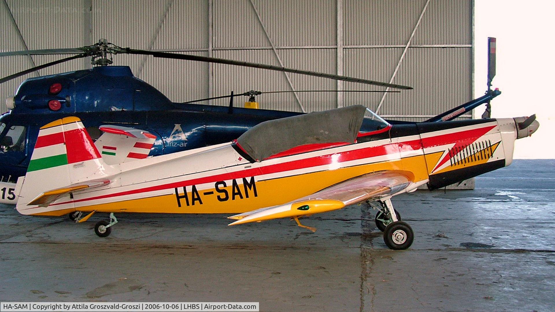 HA-SAM, 1970 Zlin Z-526F Trener C/N 1099, Budaörs Airport, Hungary