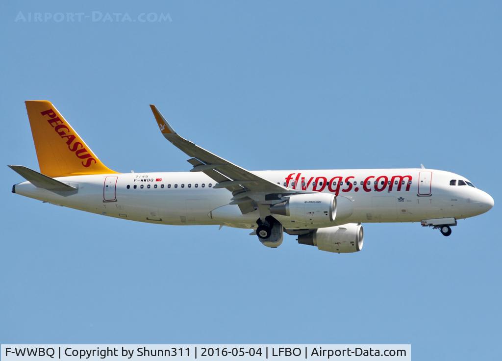 F-WWBQ, 2016 Airbus A320-214 C/N 7145, C/n 7145 - To be TC-DCL