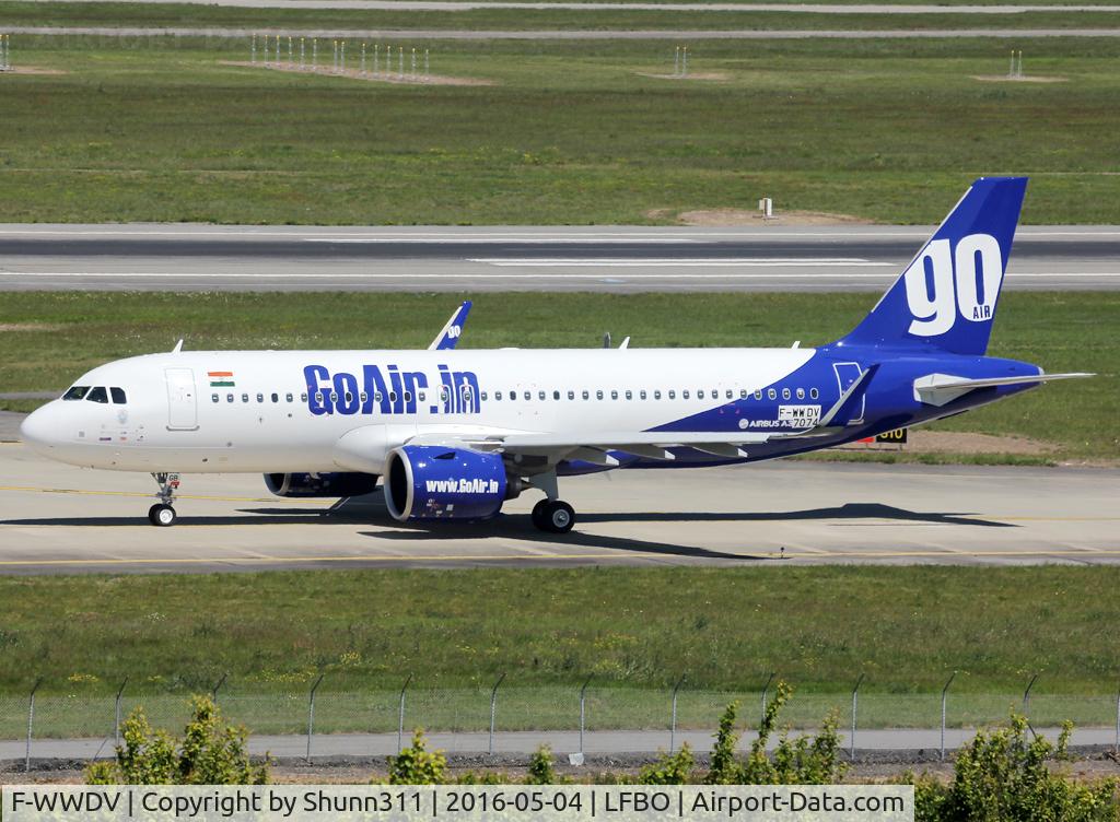 F-WWDV, 2016 Airbus A320-271N C/N 7074, C/n 7074 - To be VT-WGB