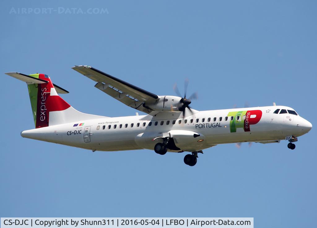 CS-DJC, 2015 ATR 72-600 (72-212A) C/N 1232, Landing rwy 14R