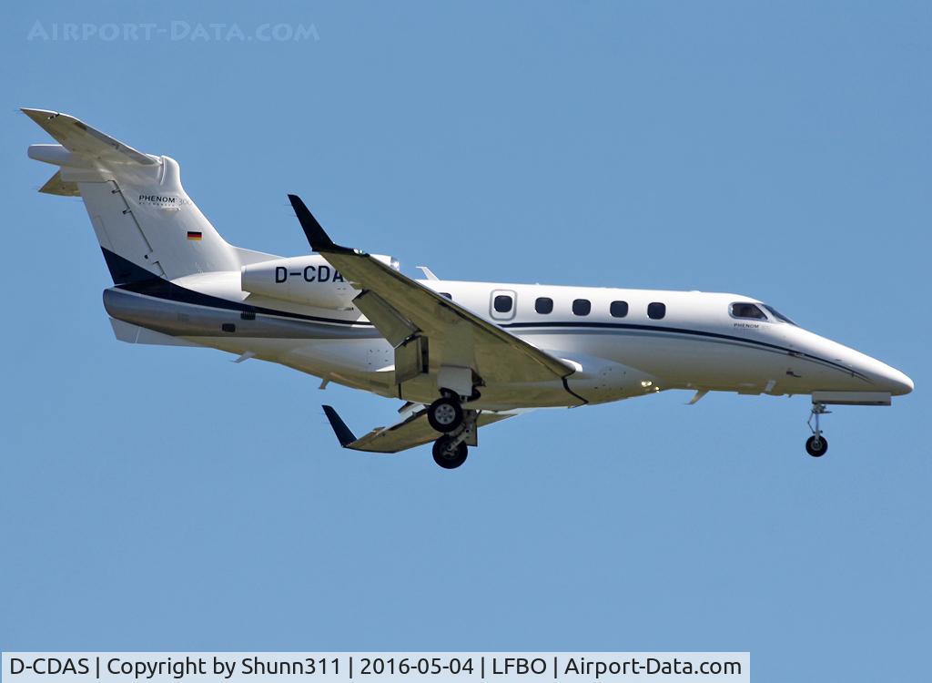 D-CDAS, 2015 Embraer EMB-505 Phenom 300 C/N 50500317, Landing rwy 14R