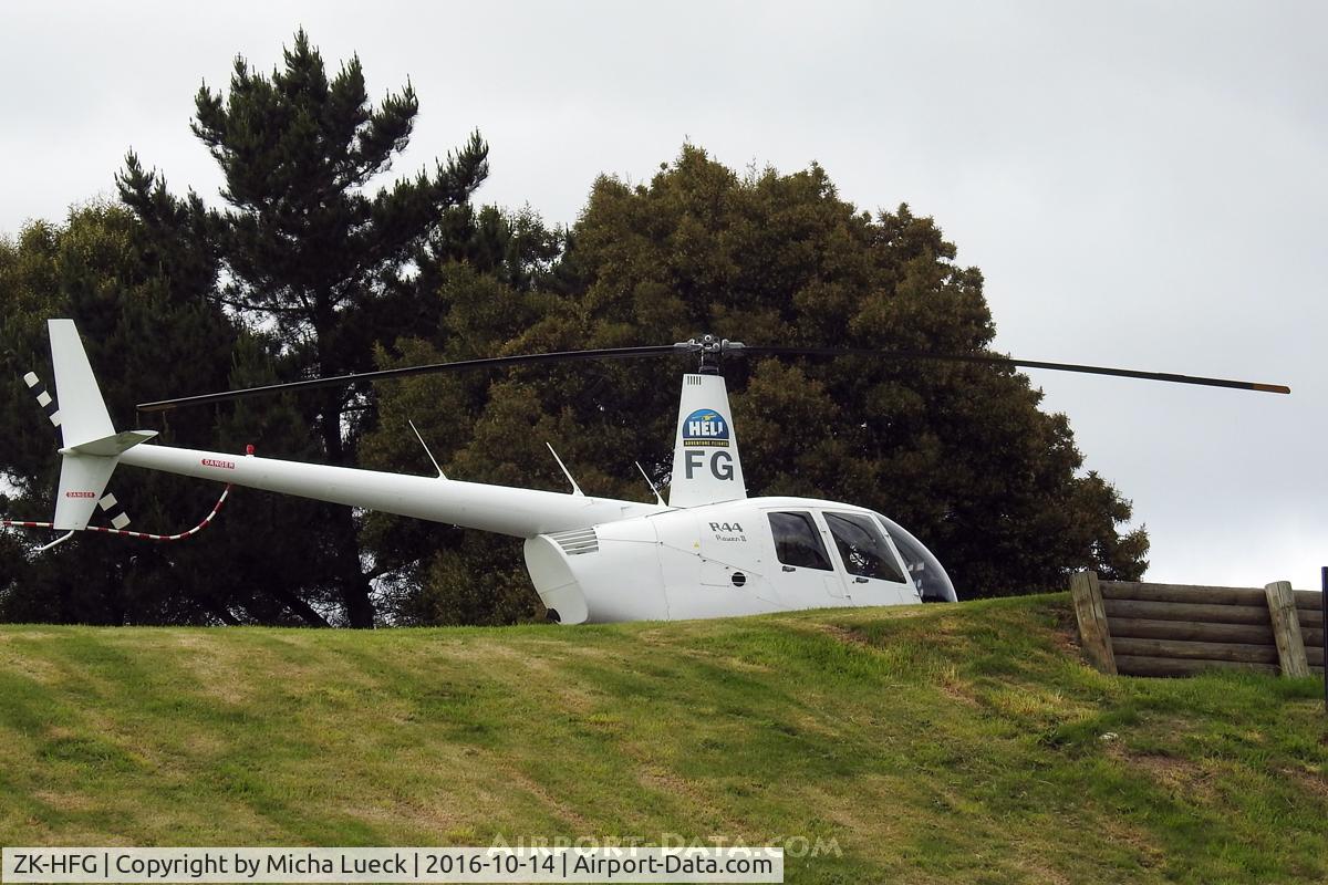 ZK-HFG, Robinson R44 II C/N 10522, At Huka Falls, New Zealand