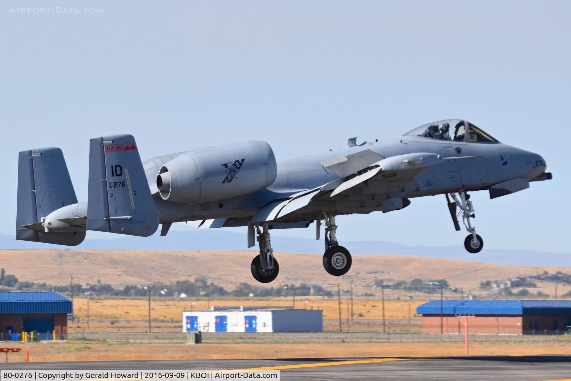 80-0276, 1980 Fairchild Republic A-10C Thunderbolt II C/N A10-0626, Landing RWY 28R.