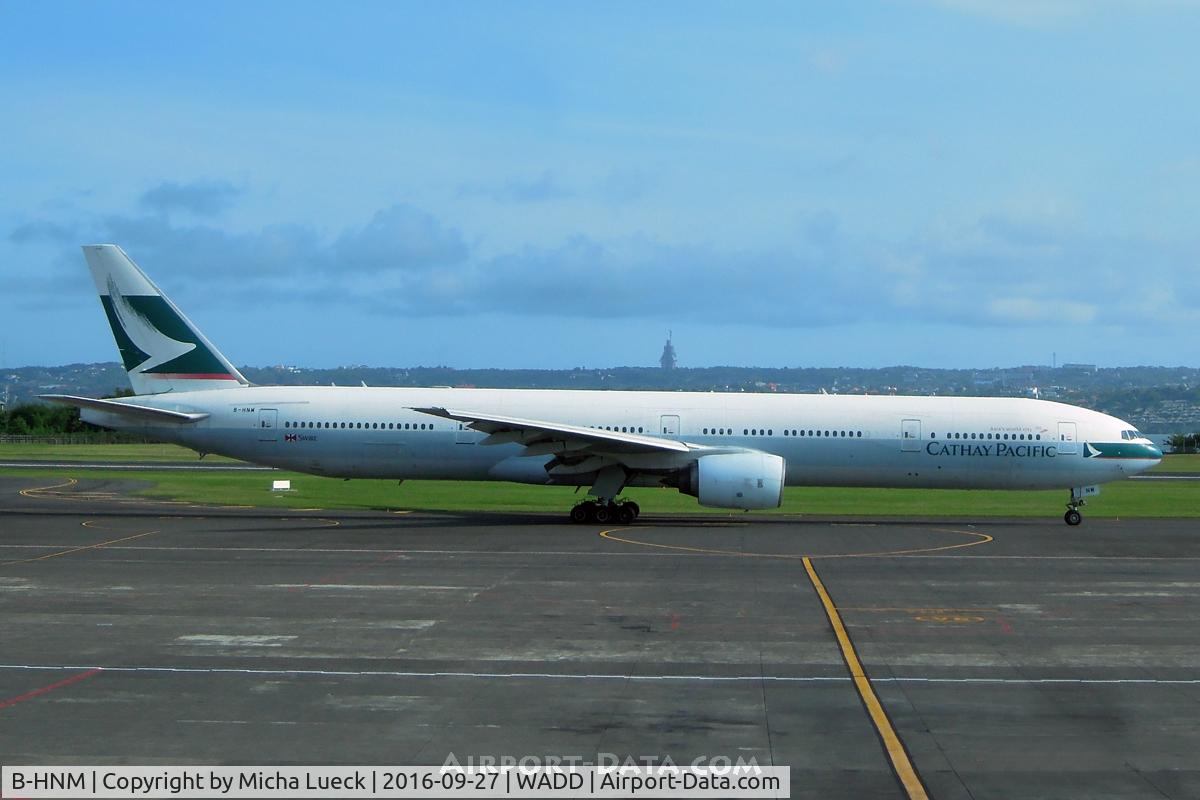 B-HNM, 2003 Boeing 777-367 C/N 33702, At Denpasar