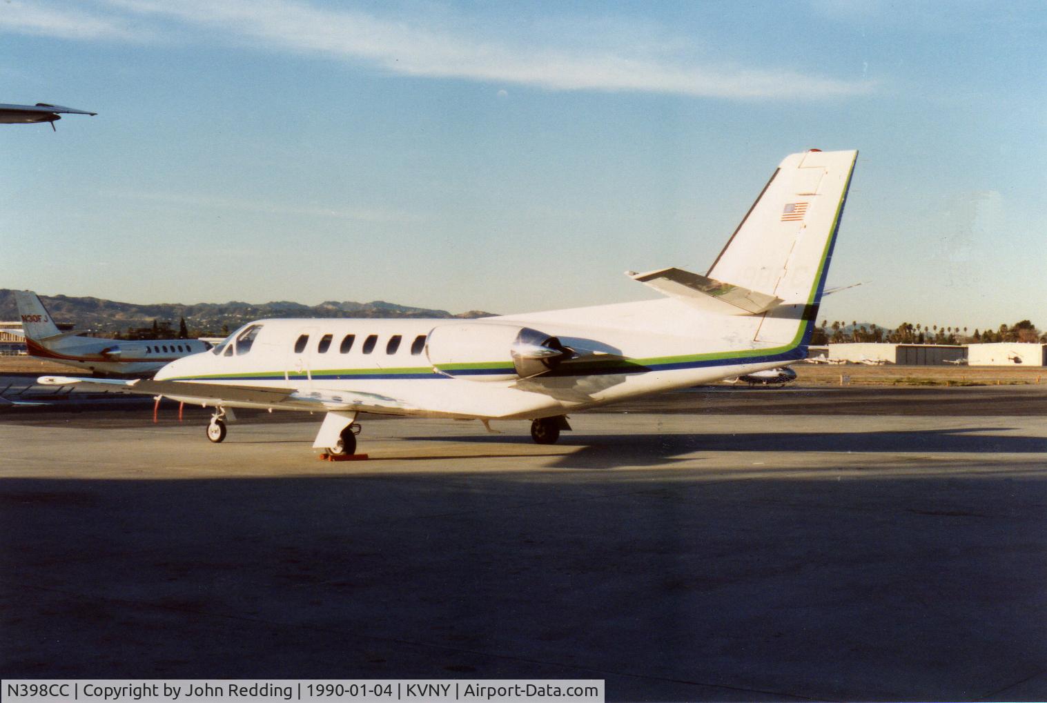 N398CC, Cessna 550 C/N 550-0406, Flying with L.Jones