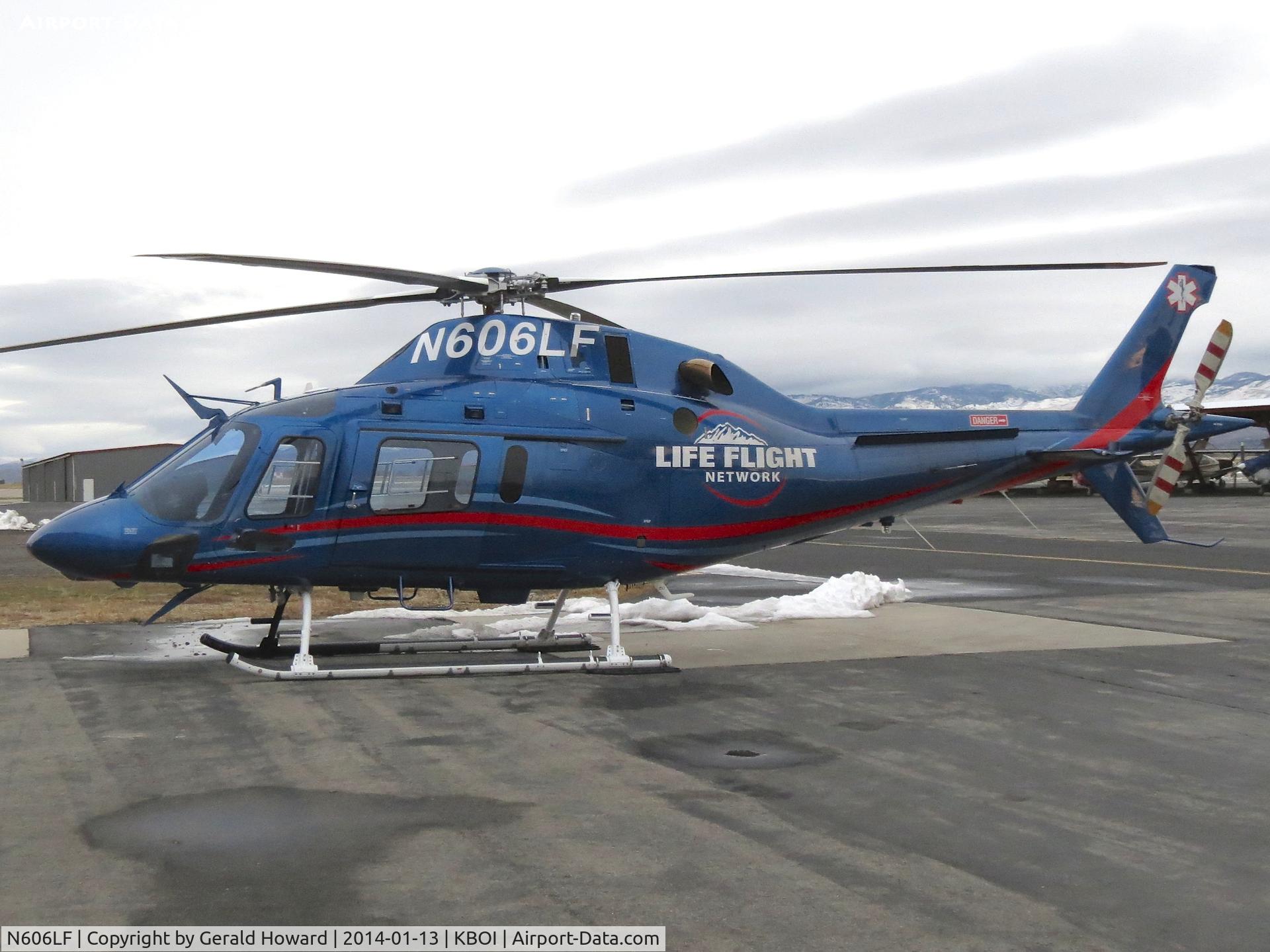 N606LF, 2013 AgustaWestland AW-119 MKII Koala C/N 14812, Parked on Life Flight ramp.