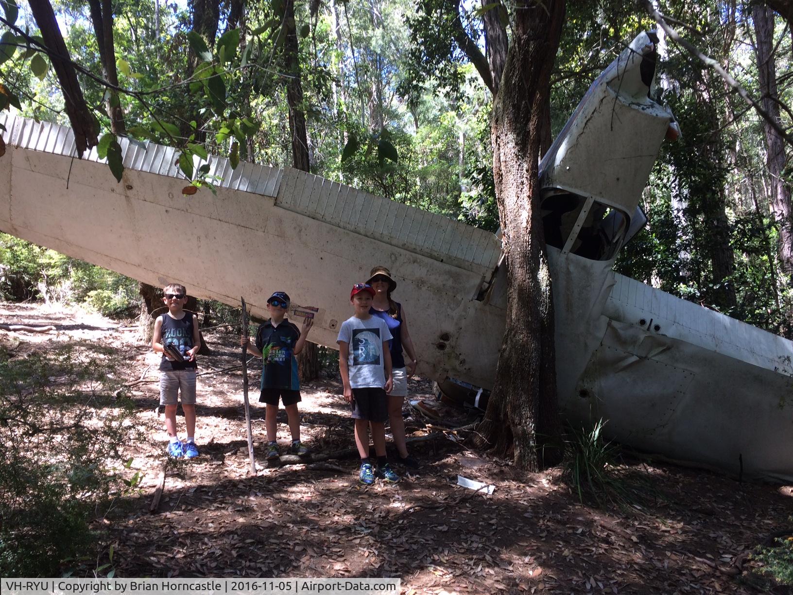 VH-RYU, 1962 Cessna 172D C/N 17249937, Located in Watagans forest NSW