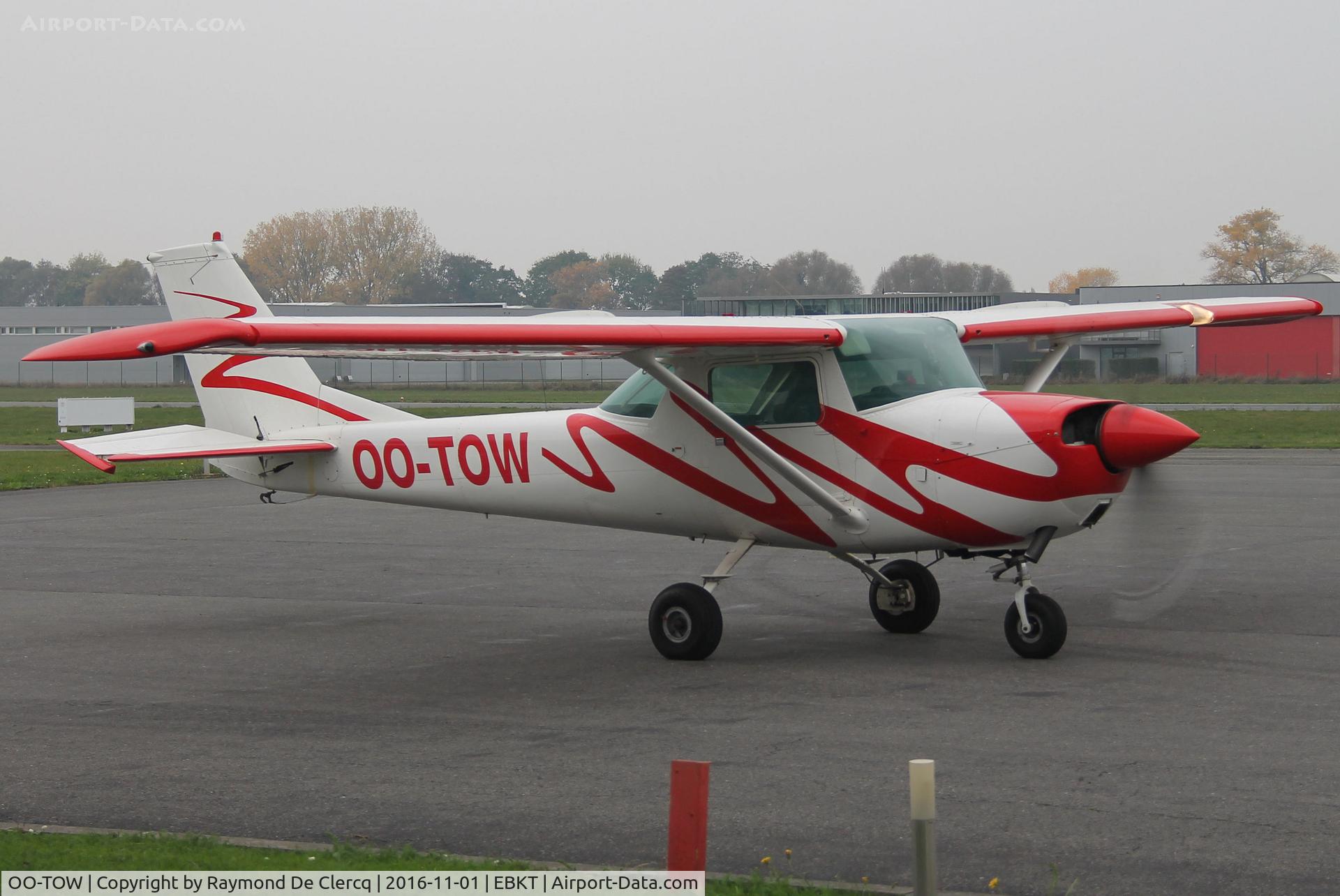 OO-TOW, 1969 Cessna 150K C/N 15071603, At Wevelgem Airport.