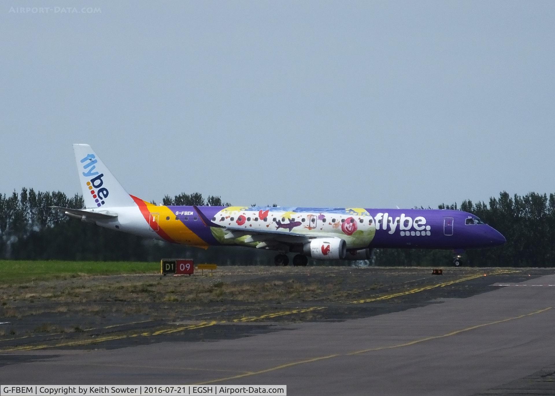 G-FBEM, 2008 Embraer 195LR (ERJ-190-200LR) C/N 19000204, Ligning up