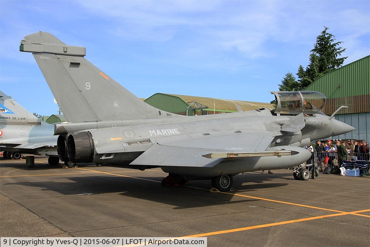 9, Dassault Rafale M C/N 9, Dassault Rafale M, Static display, Tours-St Symphorien Air Base 705 (LFOT-TUF) Open day 2015