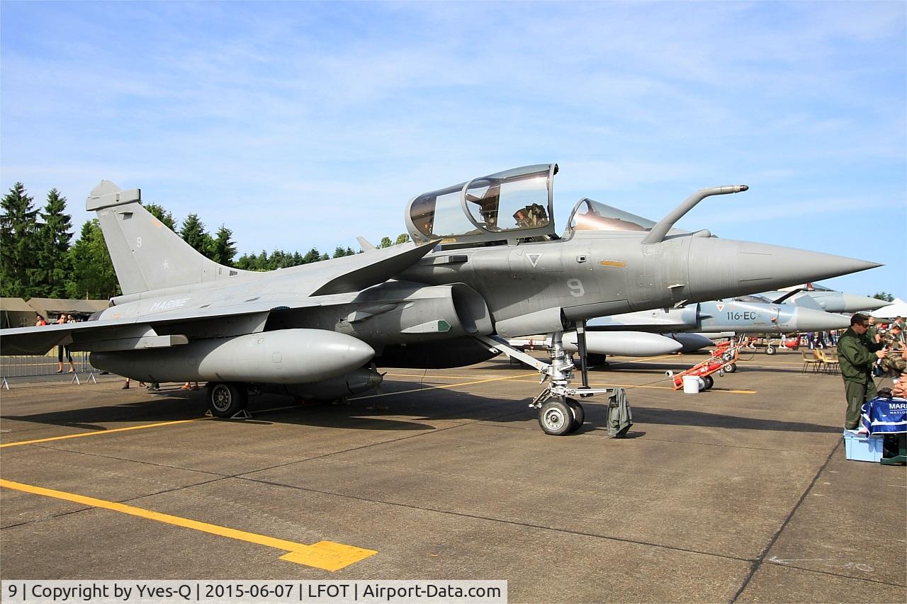 9, Dassault Rafale M C/N 9, Dassault Rafale M, Static display, Tours-St Symphorien Air Base 705 (LFOT-TUF) Open day 2015