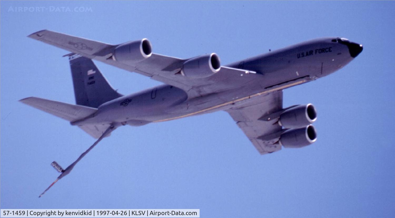 57-1459, 1957 Boeing KC-135R Stratotanker C/N 17530/T0139, At the 1997 50th Anniversary of the USAF air display, Nellis AFB.