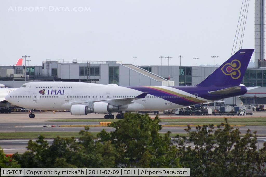 HS-TGT, 1996 Boeing 747-4D7 C/N 26616, Taxiing