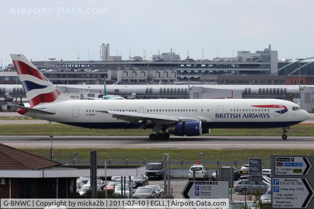 G-BNWC, 1989 Boeing 767-336 C/N 24335, Taxiing