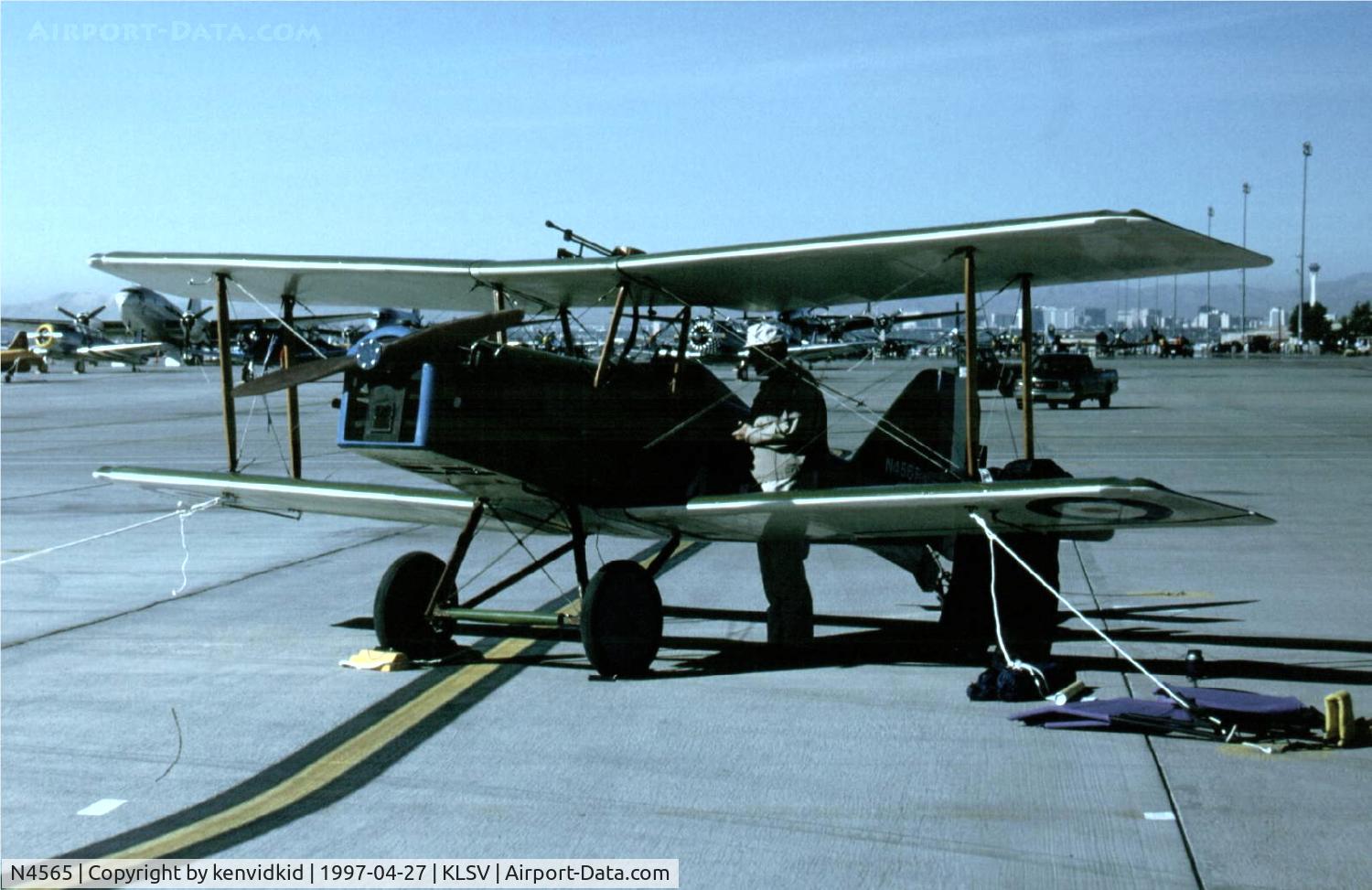 N4565, Royal Aircraft Factory SE-5A Replica C/N B4567, At the 1997 50th Anniversary of the USAF air display, Nellis AFB.