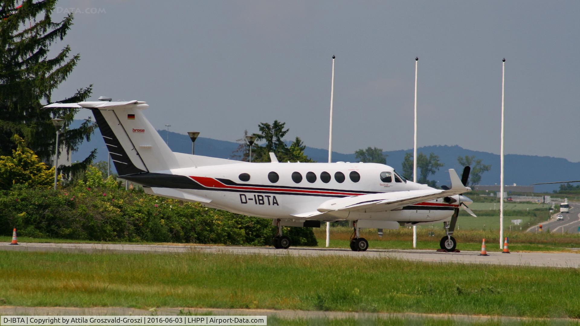 D-IBTA, 2009 Hawker Beechcraft B200GT King Air C/N BY-75, Pécs-Pogány Airport, Hungary