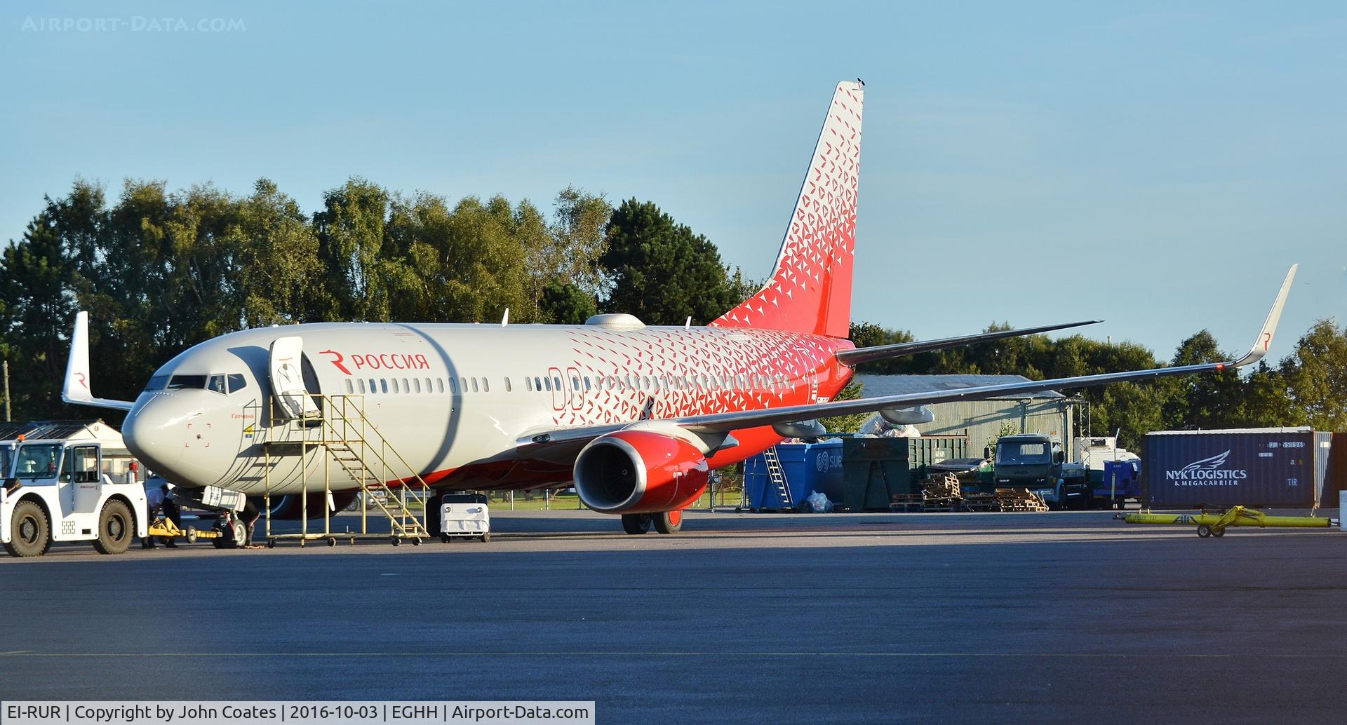 EI-RUR, 2015 Boeing 737-8MC C/N 44435, Just painted in latest Rossiya livery