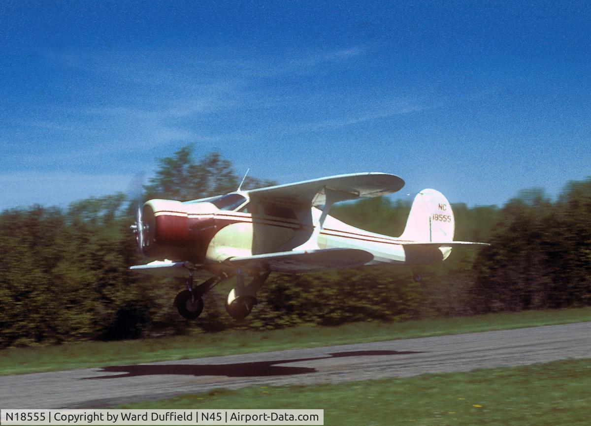 N18555, 1937 Beech F17D Staggerwing C/N 157, Returning to service after an Annual inspection at Cawley Aviation