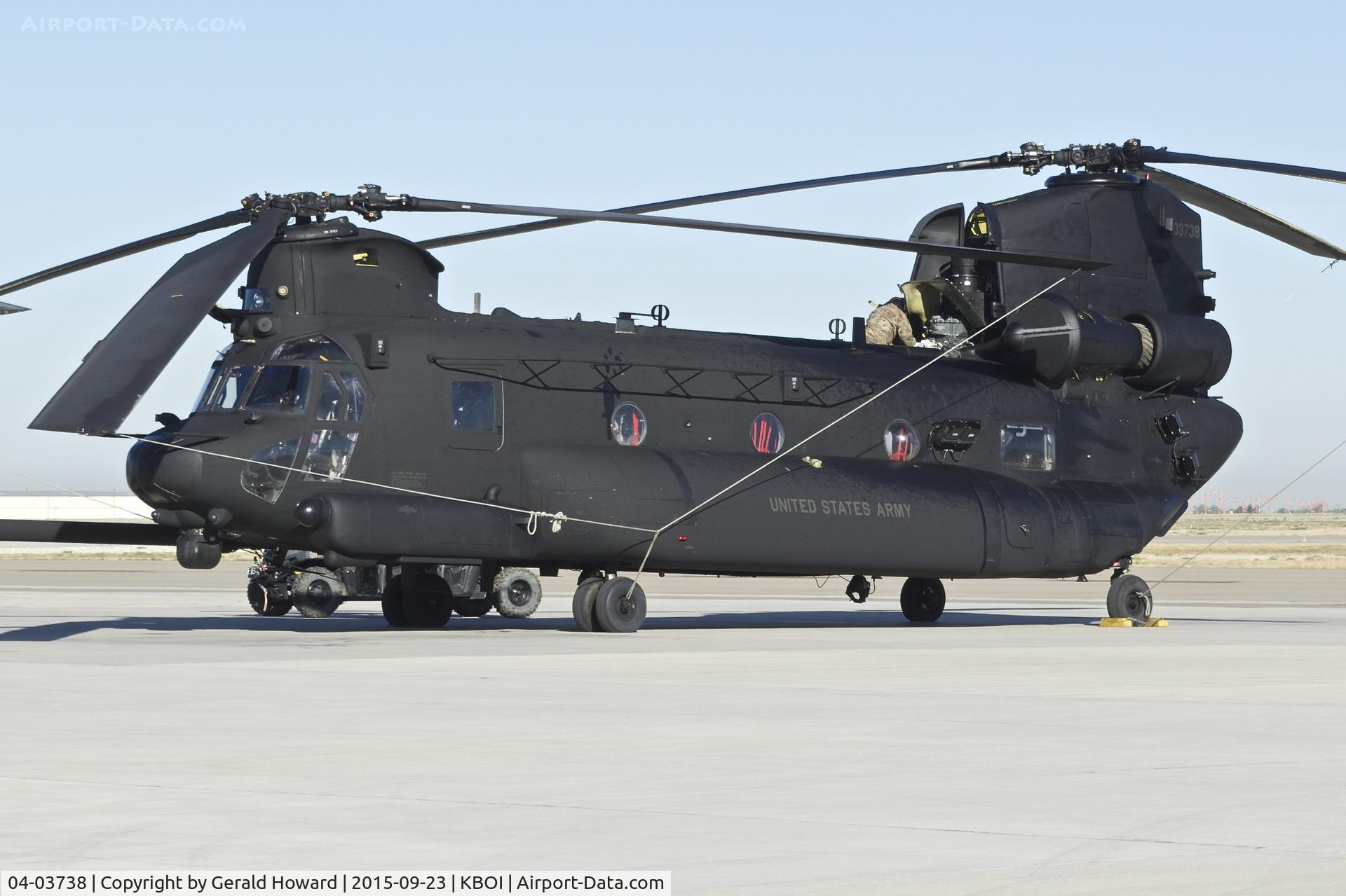 04-03738, Boeing MH-47G Chinook C/N M.3738, U.S. Army 160th Special Operations Aviation Regiment (SOAR) “Night Stalkers”, 4th BN, Joint Base Lewis-McChord, WA.(converted from 47D #85-24357)
