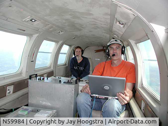 N59984, 1975 Piper PA-31-310 Navajo C/N 31-7512042, EPA/Boeing Invasive species survey, Orange County, NY