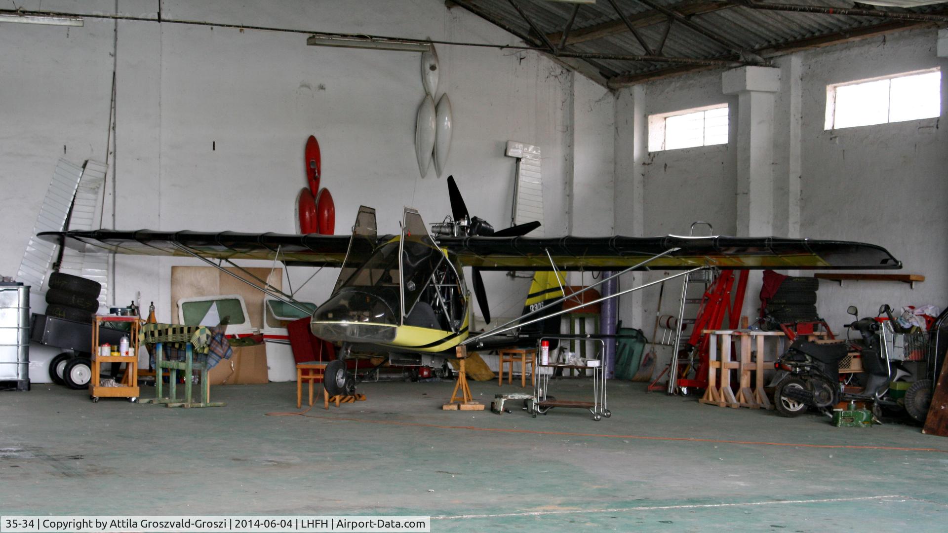 35-34, 2001 Rans S-12 Airaile C/N 0192168, Farkashegy Airfield, Hungary