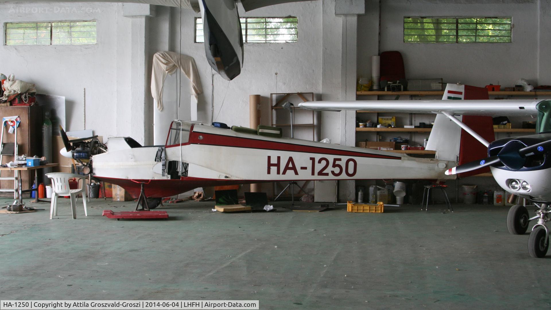 HA-1250, 1968 Scheibe SF-25B Falke C/N 4632, Farkashegy Airfield, Hungary