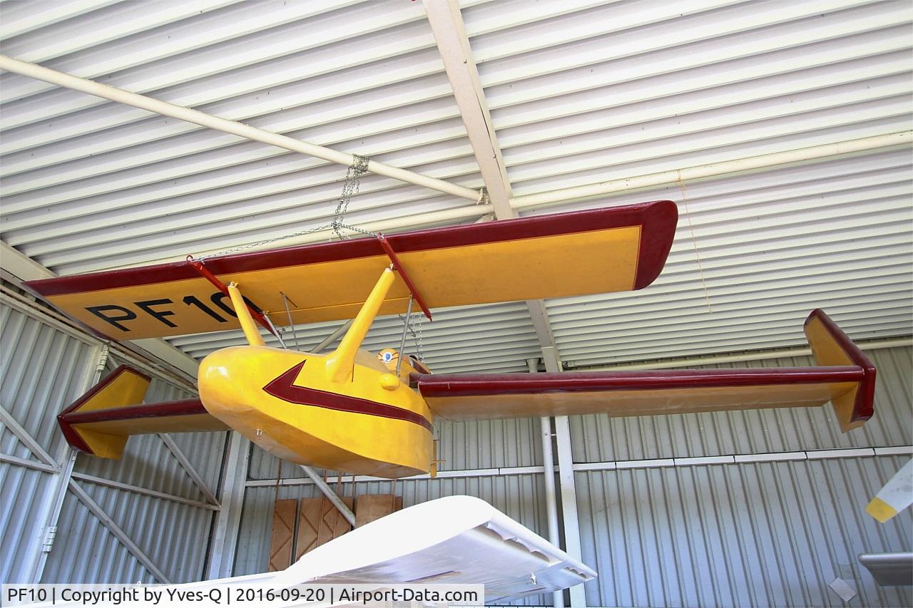 PF10, 1983 Piel CP 150 Onyx C/N 01, Piel CP 150 Onyx, Preserved at Historic Seaplane Museum, Biscarrosse