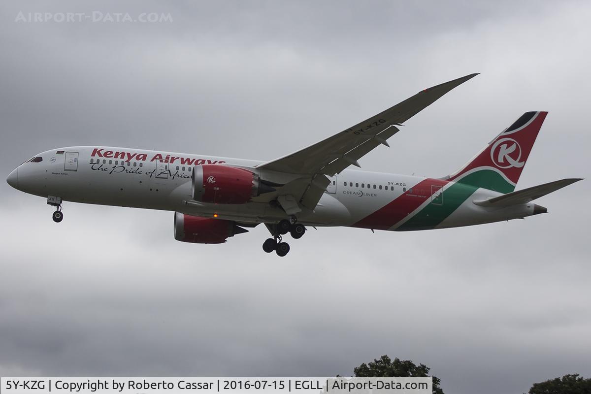 5Y-KZG, 2015 Boeing 787-8 Dreamliner Dreamliner C/N 36044, HEATHROW