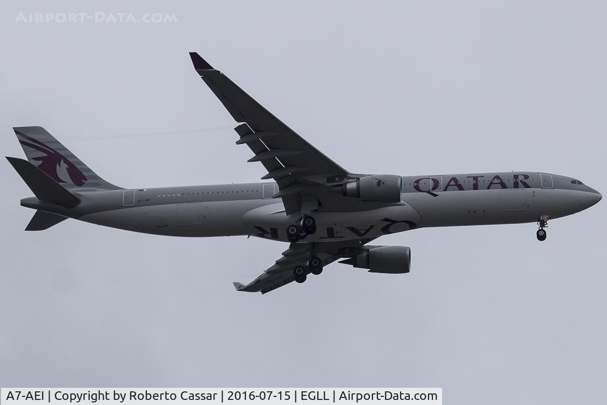 A7-AEI, 2007 Airbus A330-302 C/N 813, HEAHTROW