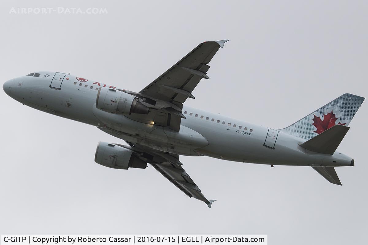 C-GITP, 2001 Airbus A319-112 C/N 1562, HEATHROW
