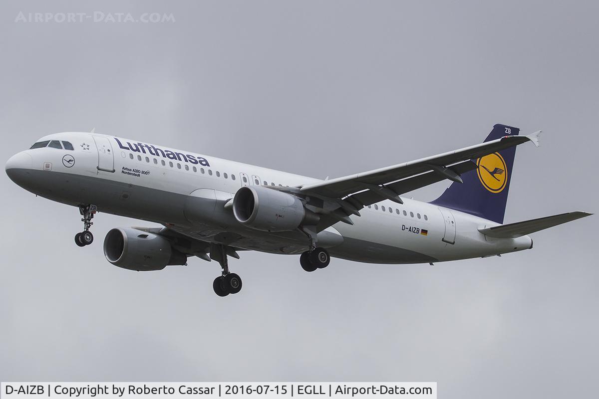 D-AIZB, 2009 Airbus A320-214 C/N 4120, HEATHROW