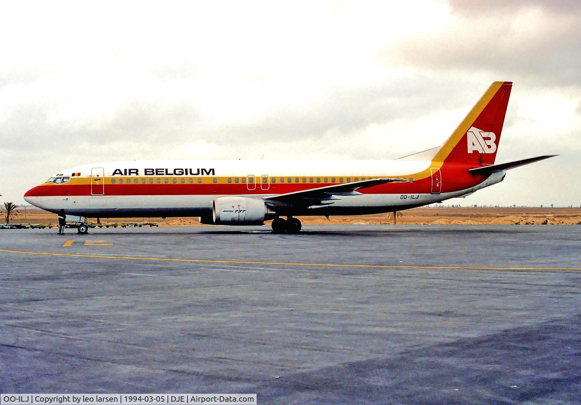 OO-ILJ, 1991 Boeing 737-46B C/N 25262, DJE Djerba 5.3.94