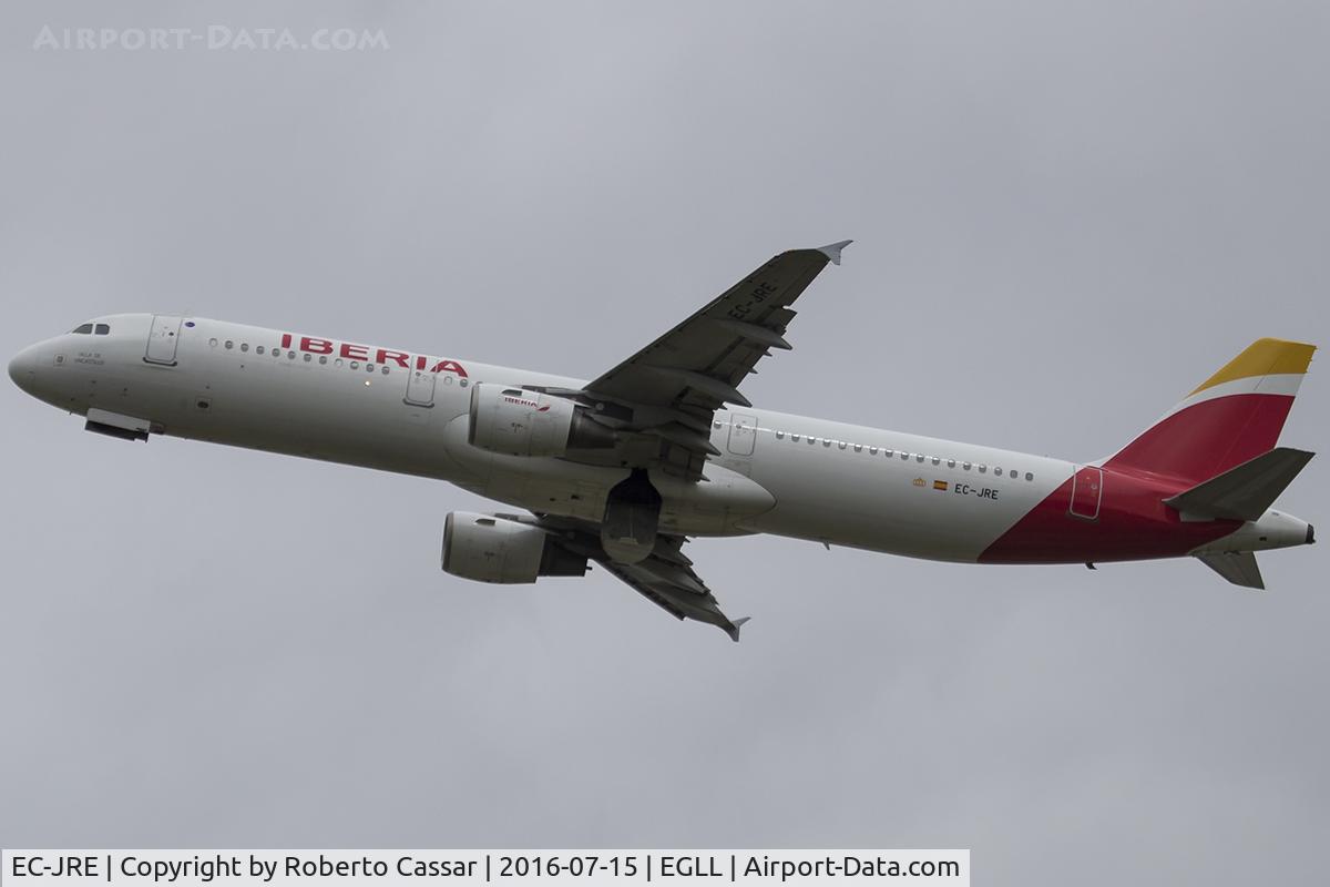 EC-JRE, 2006 Airbus A321-211 C/N 2756, HEATHROW