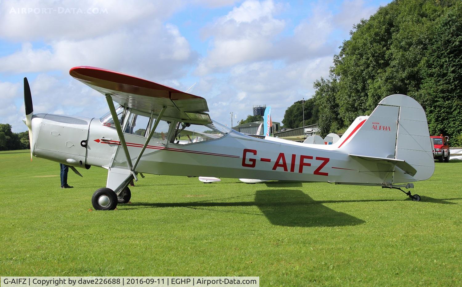 G-AIFZ, 1946 Auster J-1N Alpha C/N 2182, G AIFZ at the Popham Auster flyin