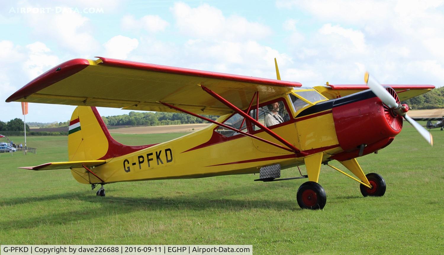G-PFKD, 1960 Yakovlev Yak-12M C/N 210999, G PFKD at the Auster Flyin at Popham